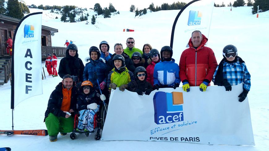 ACEF Rives de Paris Handi-ski vasion -  DR Association Robert-Debr