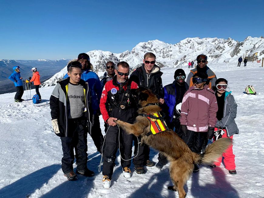 Sjour thrapeutique Handi-ski Evasion 2019 Photos  DR Association Robert-Debr