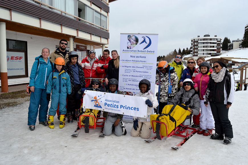 Petits Princes Handi-ski vasion -  Julie Chantal, Association Robert-Debr