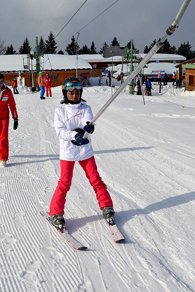 Handi-ski Évasion 2018 Photos © D.R. Julie CHANTAL - Association Robert-Debré